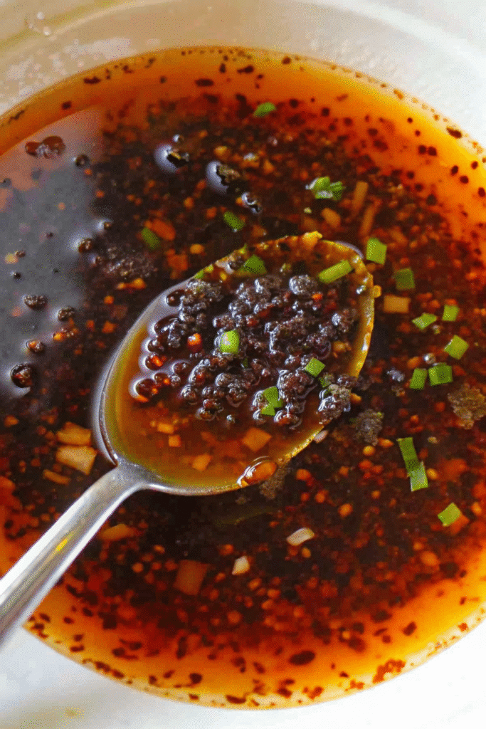 Easy Spicy Wet Sauce Recipe 3 Homemade spicy wet sauce freshly mixed and ready to serve