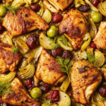 Sheet Pan Chicken With Grapes and Fennel