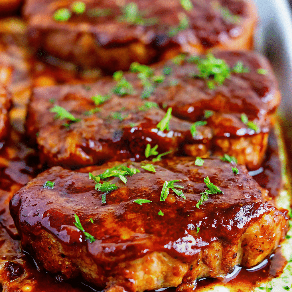 Crock Pot Country Style Pork Ribs slow cooked until tender, coated in rich BBQ sauce with caramelized onions.